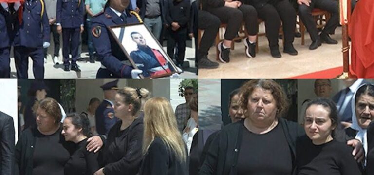 Kronikë/ Nusja mbetet e ve, e ëma e Novruzit i jep forcë. Pamja prekëse nga ceremonia mortore