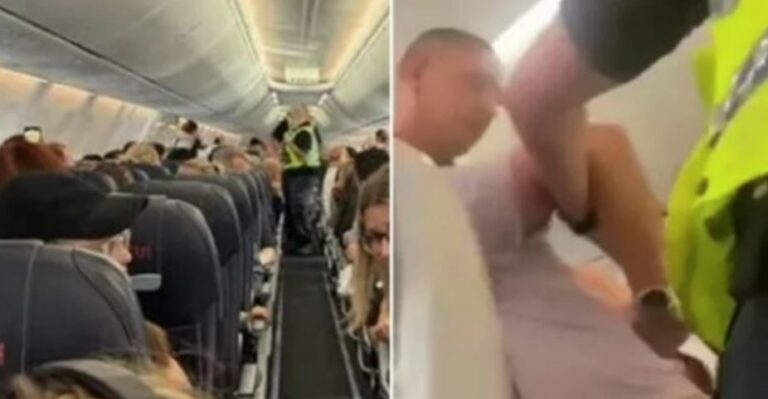 Momente tmerri në avion, një burrë i dehur tërhiqet zvarrë, ҫfarë ka ndodhur?