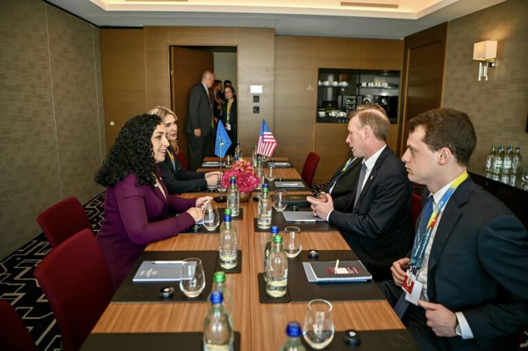 Presidentja, Vjosa Osmani takohet me këshilltarin për Siguri Kombëtare të Presidentit Biden