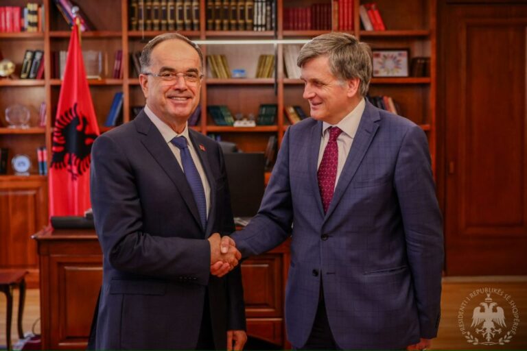Presidenti Begaj pret kryetarin e ri të Prezencës së OSBE-së në Tiranë: Bashkëpunim për Shqipërinë