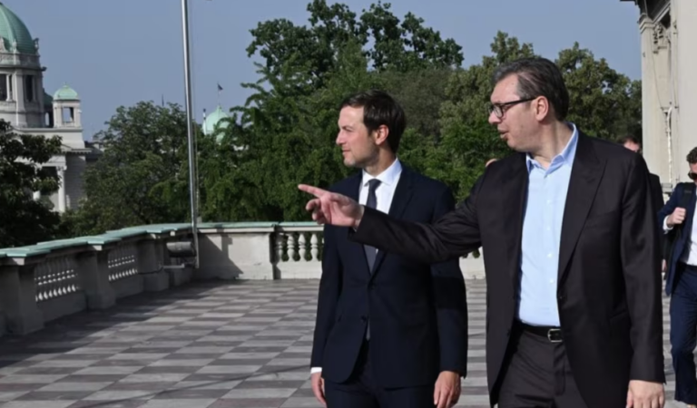 Jared Kushner, dhëndri i ish-presidentit amerikan Donald Trump, takon Vuçiç