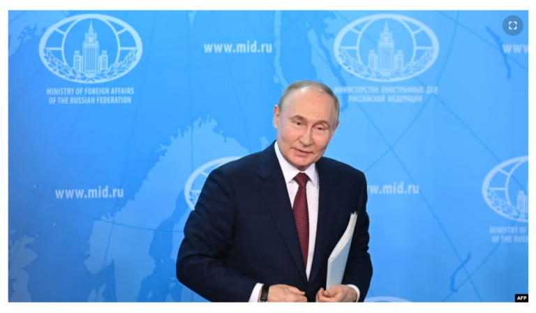 “Zëri i Amerikës”: Putin ofron armëpushim me kushte në Ukrainë