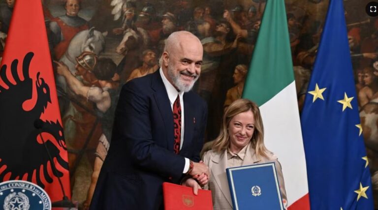 Zbardhet agjenda e kryeministres italiane, Meloni dhe Rama do inspektojnë kampet e Gjadrit dhe Shëngjinit