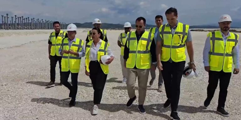 Zv/kryeministrja Balluku në aeroportin e Vlorës: Janë realizuar më shumë se 40% e punimeve fizike