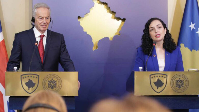 Osmani: Tony Blair ka qenë dhe mbetet hero, së bashku me NATO-n na shpëtuan nga shfarosja