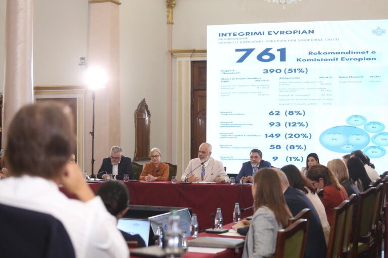 Edi Rama: Po udhëheqim procesin për ta bërë vendin gati për në BE. Komisioni Antikorrupsion diagnostikon organizimin e shtetit