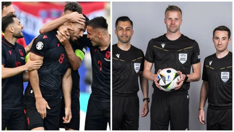 Suedezë, ukrainas dhe gjermanë, UEFA zgjedh gjyqtarët e Shqipëri-Spanjë
