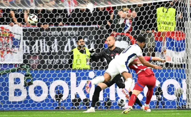 Anglia kalon në avantazh ndaj Serbisë me një super gol të Bellingham (VIDEO)