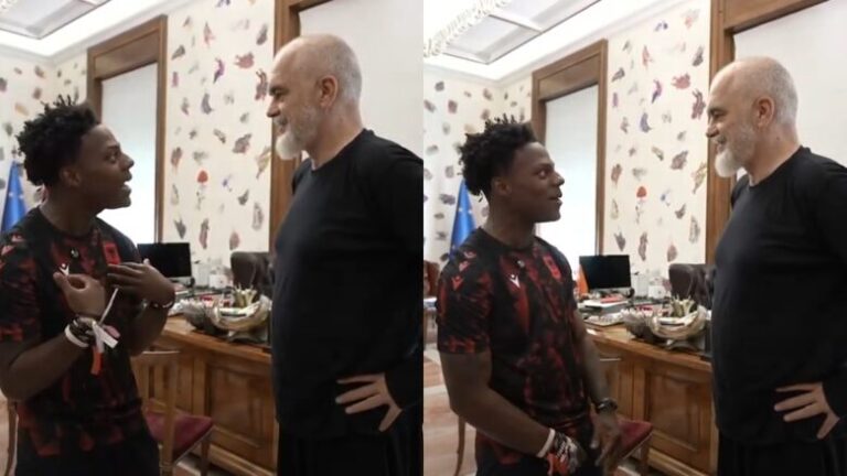 VIDEO/ “Jam shqiptar”, YouTuberi botëror takon Ramën. Videoja merr mijëra shikime në pak orë