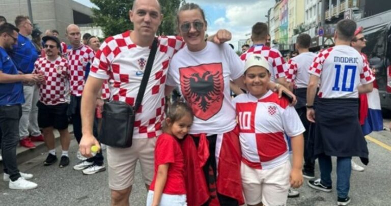 Babai i tyre është kroat, dhe nëna shqiptare: Karla dhe Noah parashikojnë rezultatin e ndeshjes