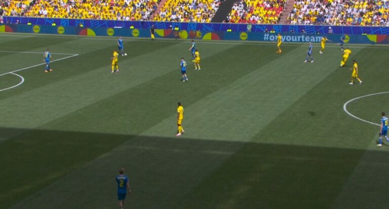 EURO 2024/ Sfida Rumani-Ukrainë, Lunin pëson dhe golin e tretë
