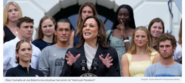 Kandidatja e mundshme për Presidente, Kamala Harris mbledh 81 milionë dollarë brenda 24 orësh!
