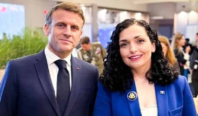 Forcimi i marrëdhënieve Kosovë-Francë, presidentja Osmani takohet me Macron në Uashington