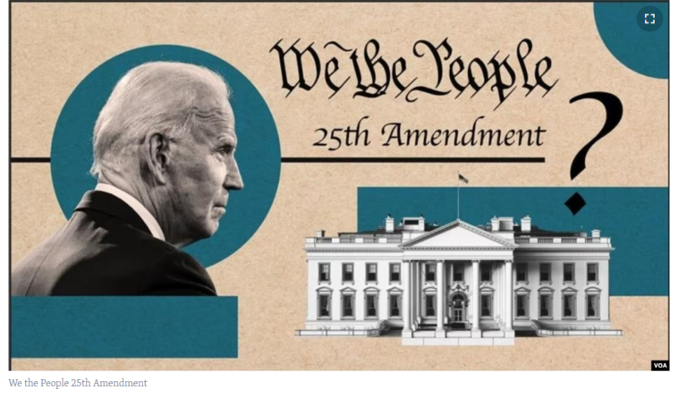VOA: A mund të përdoret neni i 25-të i Kushtetutës amerikane për zëvendësimin e Presidentit Biden?