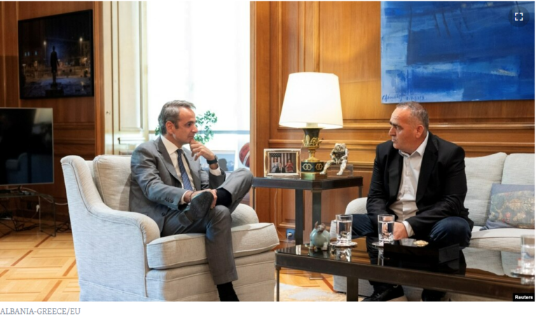 Beleri lë burgun e Fierit, fluturon drejt Athinës dhe takon kryeministrin Kyriakos Mitsosotakis