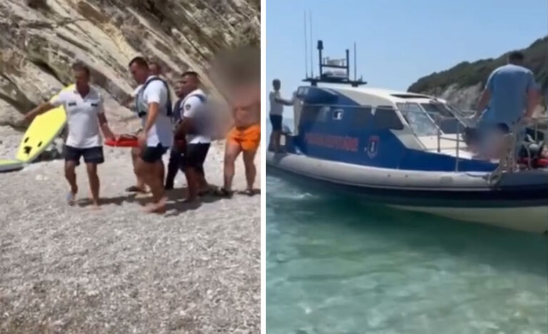 Himarë, turisti çek dëmton gjymtyrët, u rrëzua gjatë ngjitjes me litarë, dërgohet në spital