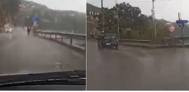 VIDEO/ Moti i pazakontë! Stuhi me shi në Dhërmi, Himarë dhe Borsh