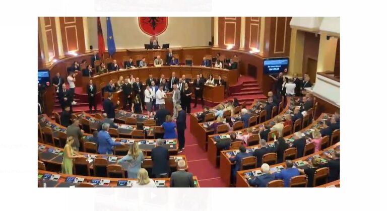 VIDEO/ Mes kaosit nga PD-ja, Kuvendi voton dekretet e Presidentit për ndryshimet në qeveri