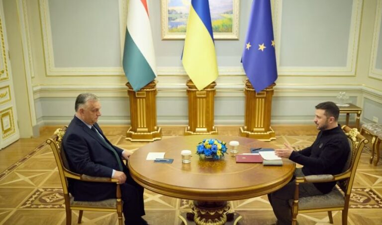 Vizita e parë e Orban në Kiev, kryeministri i Hungarisë propozon armëpushim në takimin me Zelenskyn