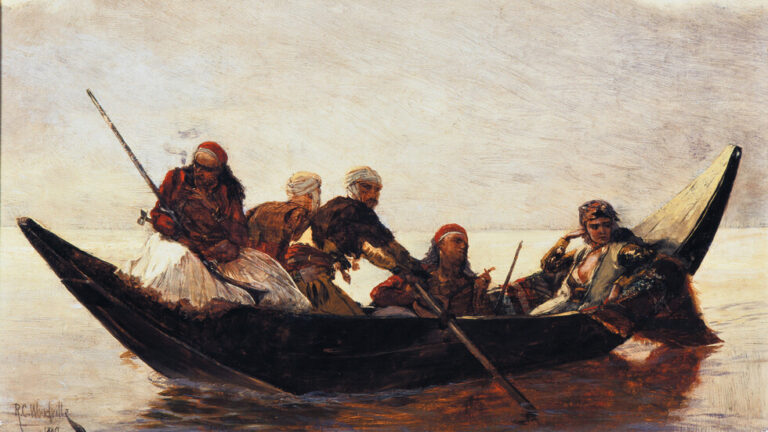 Kyra Vassiliki, “E robëruara” e anglezit, Richard Caton Woodville