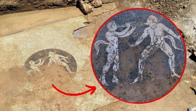 Një gjetje befasuese arkeologjike në Greqi, del mozaiku 2400-vjeçar