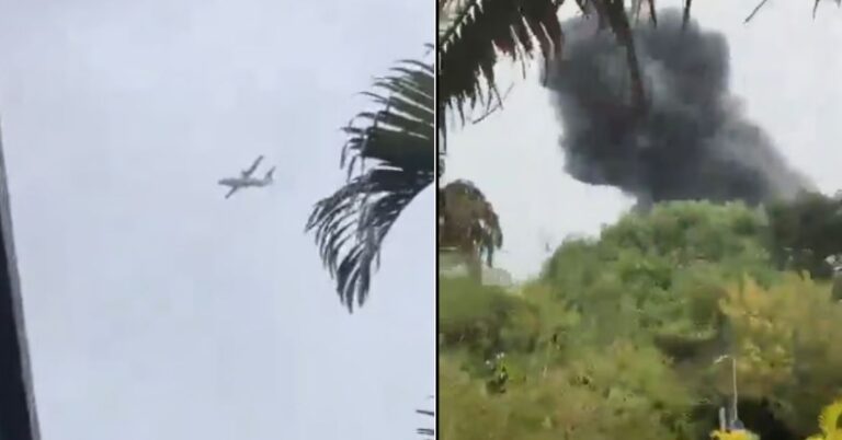 VIDEO/ Avioni me 62 pasagjerë rrëzohet në tokë, njerëzit vrapojnë me vrap. Asnjë i mbijetuar, humbi 4 mijë metra në 1 minutë
