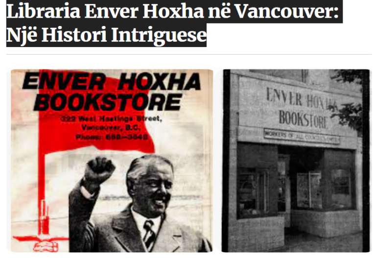 Libraria Enver Hoxha në Vancouver: Një histori intriguese