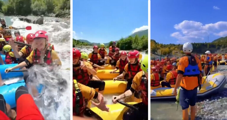 Nga Britania e Madhe për aventurë dhe adrenalinë në Grykën e Këlcyrës