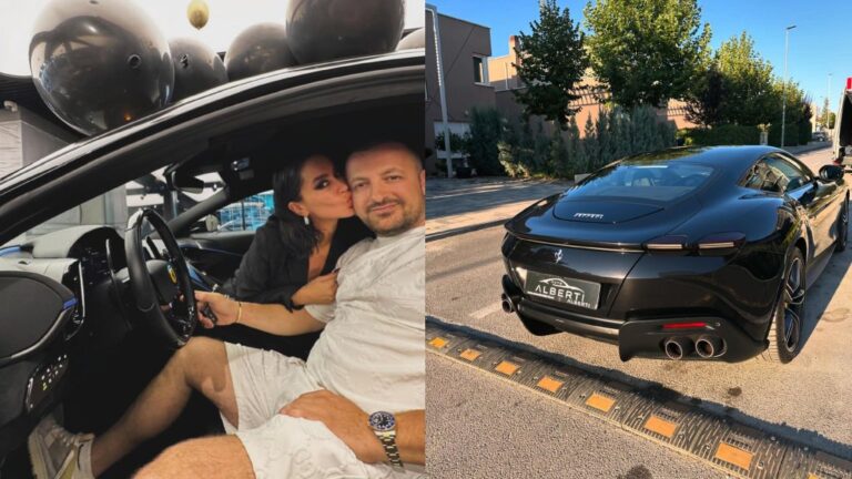 Dafina Zeqiri publikon foto me të dashurin nga Ferrari që ja bleu për datëlindje: Më dërgo në Hënë