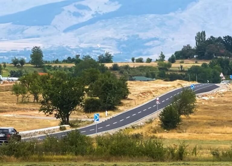 Rama pamje nga rruga e re Ersekë-Leskovik: Udhëtim magjepsës përmes natyrës së pazbuluar
