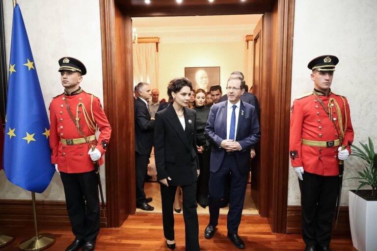 FOTO/ Kryeparlamentarja Spiropali pret presidentin izraelit: Miqësia mes vendeve tona është historike