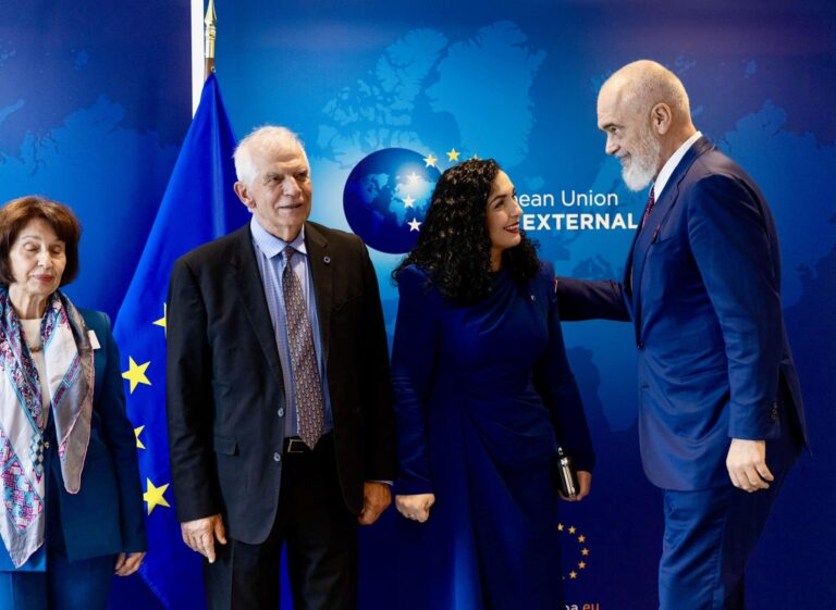 Fotolajm/ Rama në New York: Me Vjosën përpara drekës së punës së shefit të diplomacisë europiane