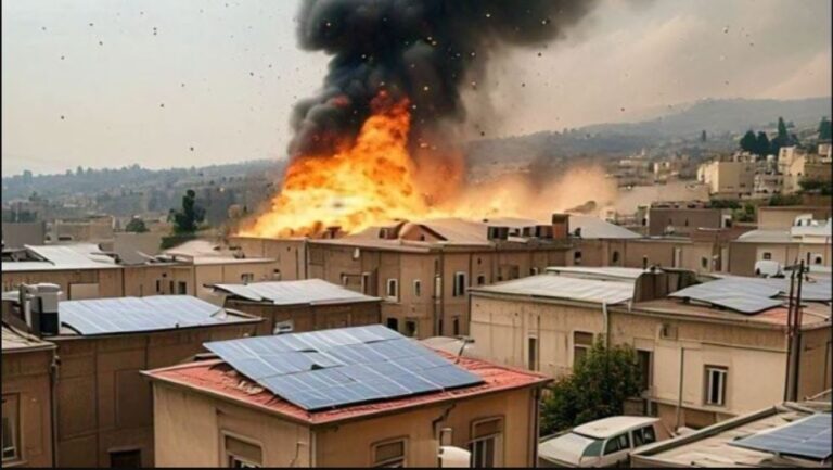 Liban, shpërthejnë disa panele diellore
