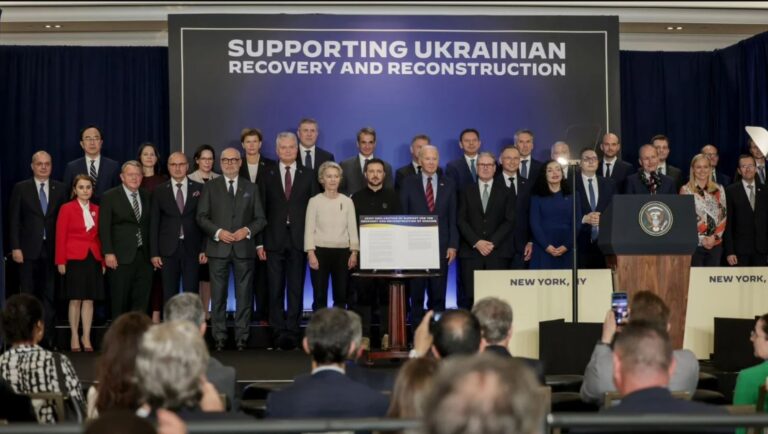 Shqipëria dhe mbi 30 vende, nënshkruajnë në New York deklaratën për rimëkëmbjen e Ukrainës