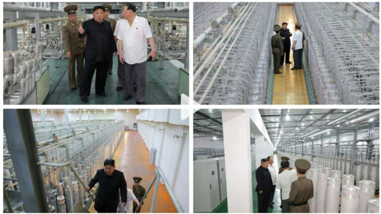 CNN: Koreja e Veriut publikon imazhe të Kim Jong Un duke vizituar një vend të pasurimit të uraniumit