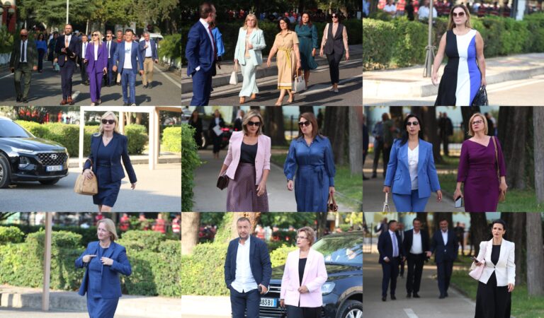 FOTO/ Deputetët paradë mode në nisje të sesionit të ri parlamentar