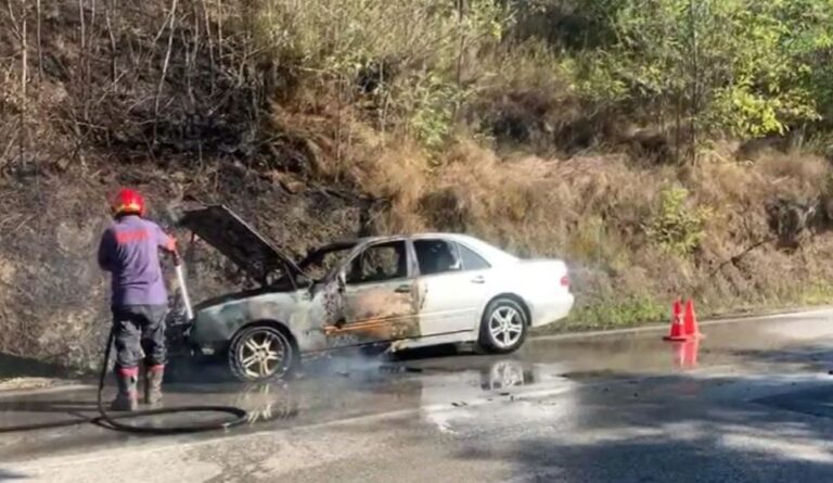 Merr flakë automjeti në aksin Fier-Levan, po udhëtonin dy persona