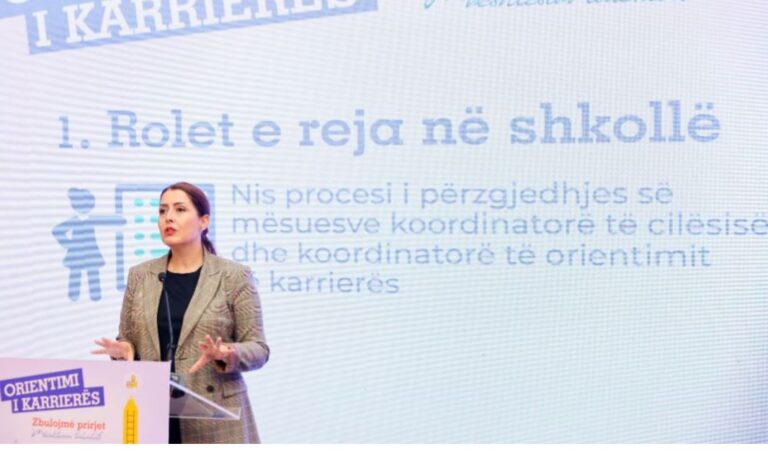 320 mësues të dedikuar për këshillimin e karrierës