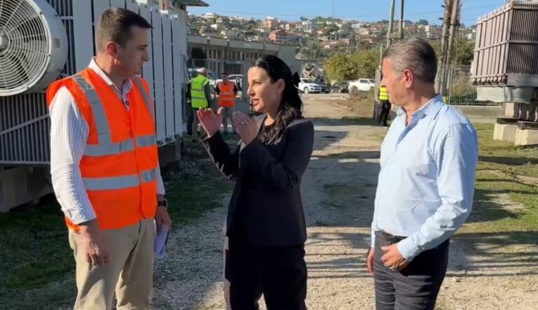 VIDEO/ Balluku në nënstacionin elektrik të Lezhës: Investimet i përgjigjen zhvillimit të zonës