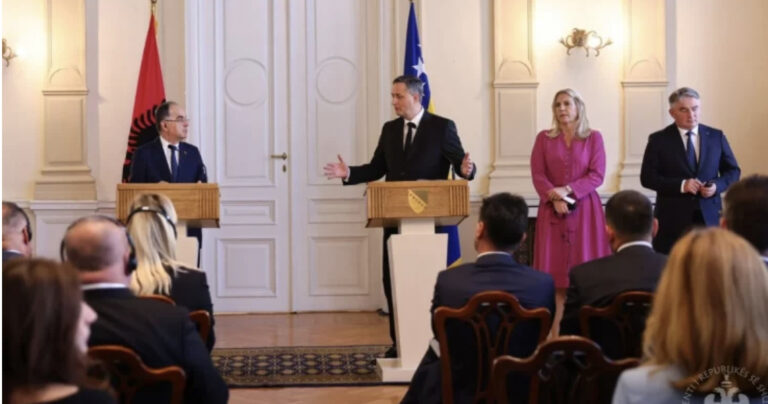 Begaj takim në Sarajevë me kryesuesin e Presidencës së Bosnjës: Marrëdhëniet tona do të zhvillohen edhe më tej