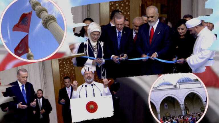 VIDEO/ Rama dhe Erdogan inaugurojnë Xhaminë e Namazgjasë, momenti i bukur i thirrjes së Ezanit të parë