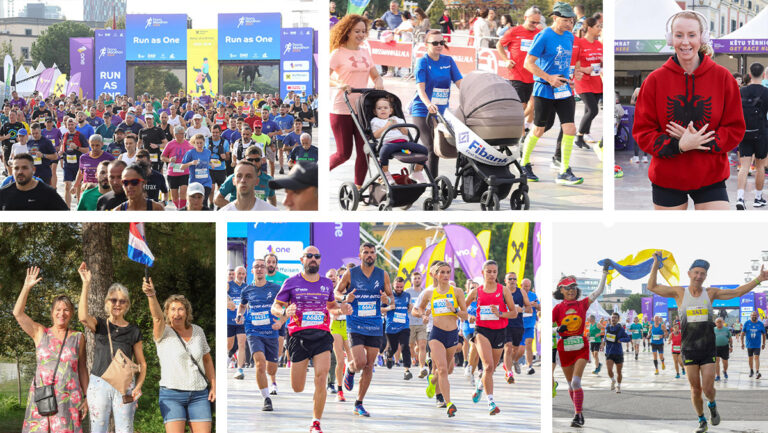 Tirana me “maratonomakët” e saj të 50 shtetëve të botës (foto)