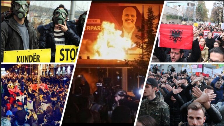 Protestat qytetare dhe protestat politike në Tiranë
