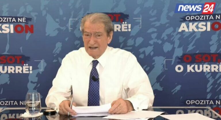 Berisha thirrje Ramës: Prano krijimin e qeverisë teknike!  Mosbindja civile do të nisë në Shkodër, Vlorë e mbarë vendin