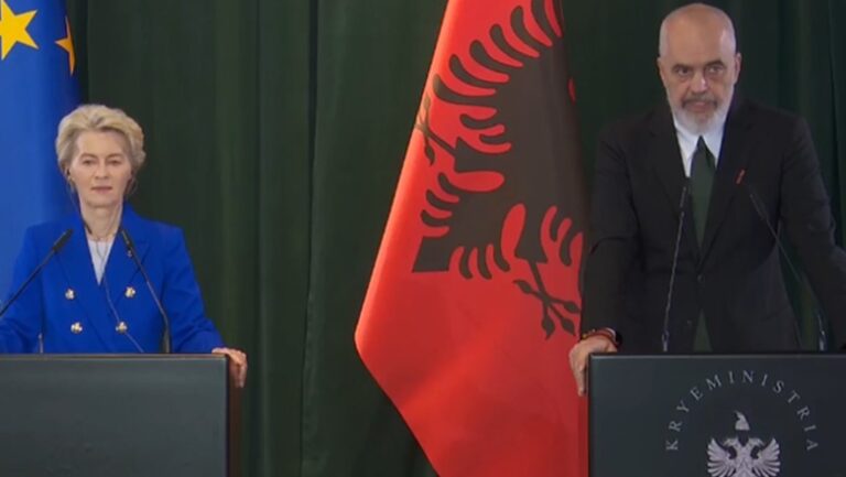 Von der Leyen: Mund të hapim të gjithë grup-kapitujt me Shqipërinë deri në fund të 2025-ës