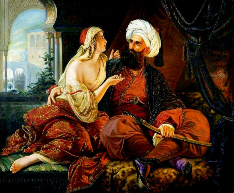 “Ali Pasha dhe Keyra Vasiliqia”, kryevepra e mjeshtrit gjerman të penelit, Paul Emil Jacobs