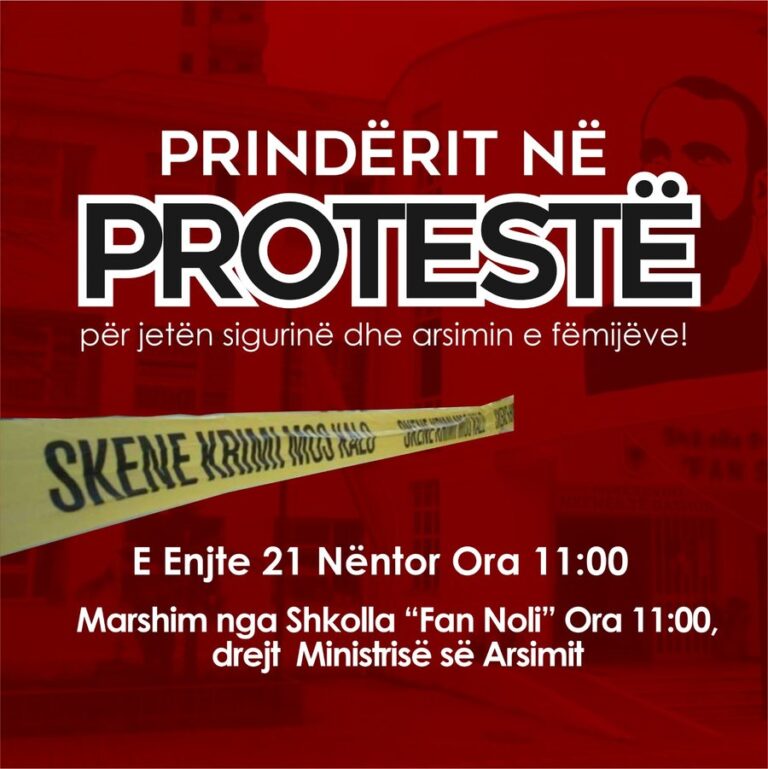 Vr@sja e 14-vjeçarit në Tiranë, prindërit protestë më 21 nëntor