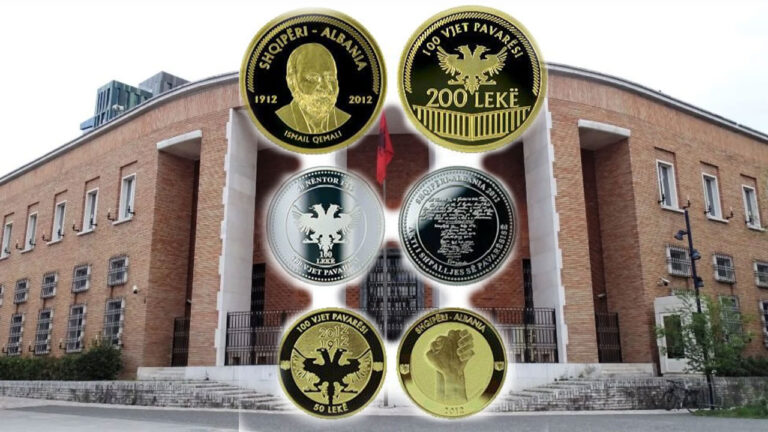 Shpallja e Pavarësisë, Banka e Shqipërisë publikon serinë e monedhave numizmatike