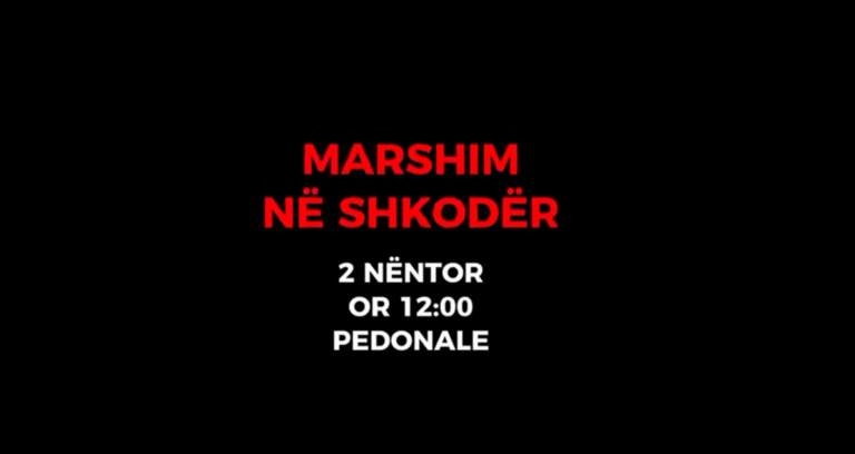 Berisha: Nesër në ora 12:00 të gjithë në Marshin e Shkodrës!