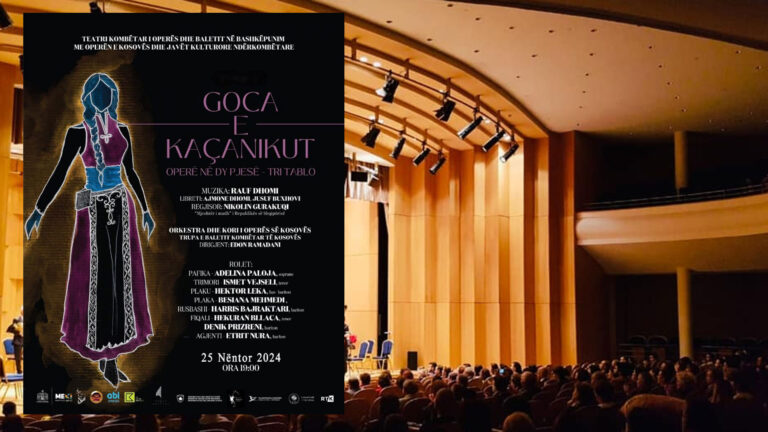 Opera “Goca e Kaçanikut”, simbolika e guximit dhe sakrificës për atdheun, vjen në Tiranë